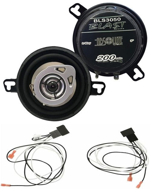 Absolute BLS-3050 3.5" 2-Way 200 W Speaker Fit 2016-UP Toyota Tacoma