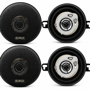 2 Pair Absolute BLS-3050 3.5" 2-Way 200 Watts Full Range Coaxial Car Speakers