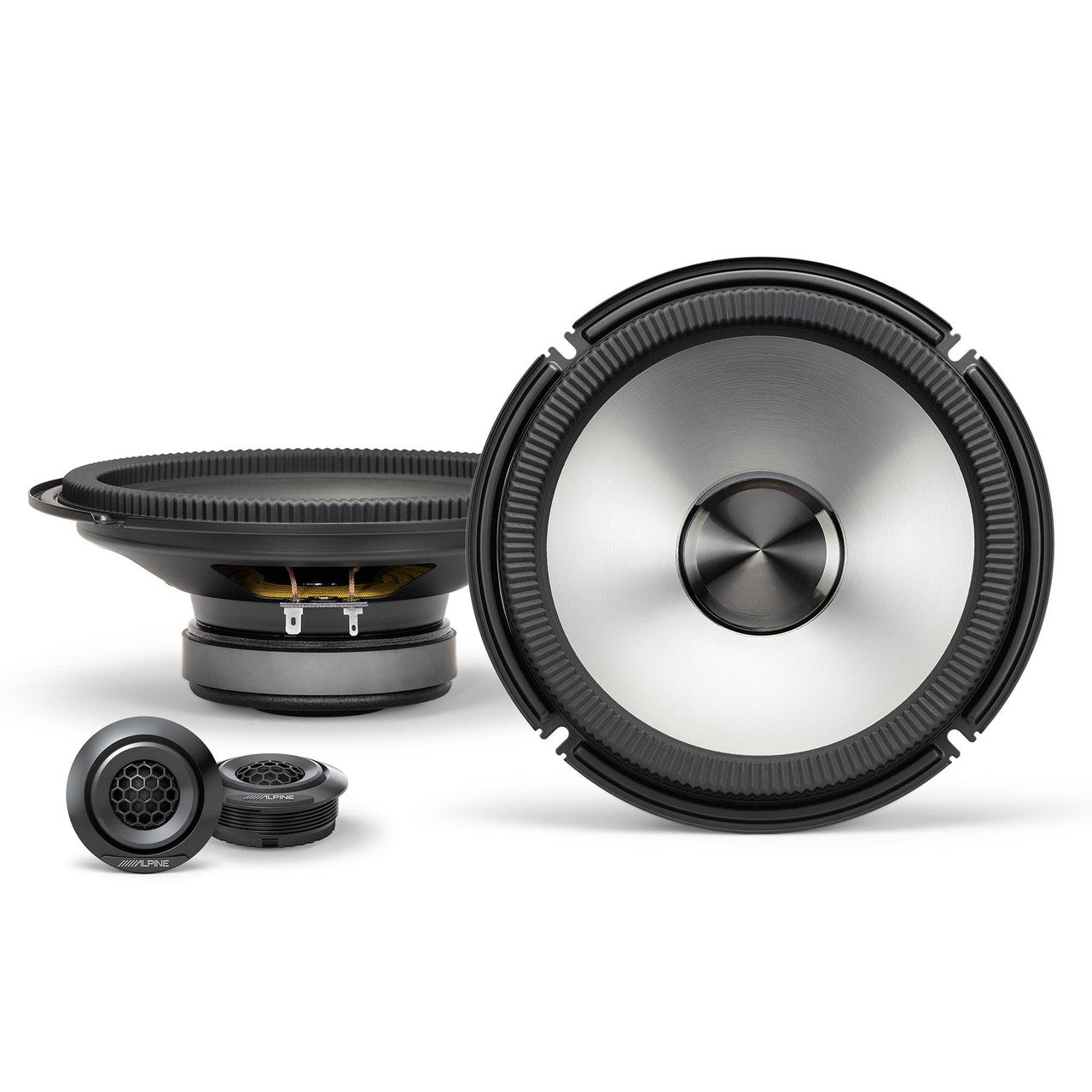 Alpine BRV-S80C 8" BassRev Component Speaker Set