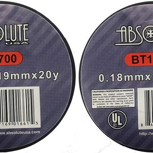 2) Absolute BT1700 3M Qualit General Purpose Vinyl Electrical Tape 3/4" x 60 ft.