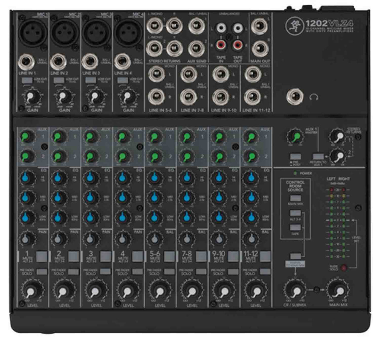 Mackie 1202VLZ4 12 Channel Compact Mixer