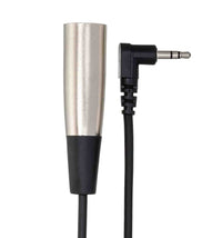 Thumbnail for Hosa XVM-115M, XLR Male to Right Angle 3.5mm TRS Male Microphone Cable - 15 Feet