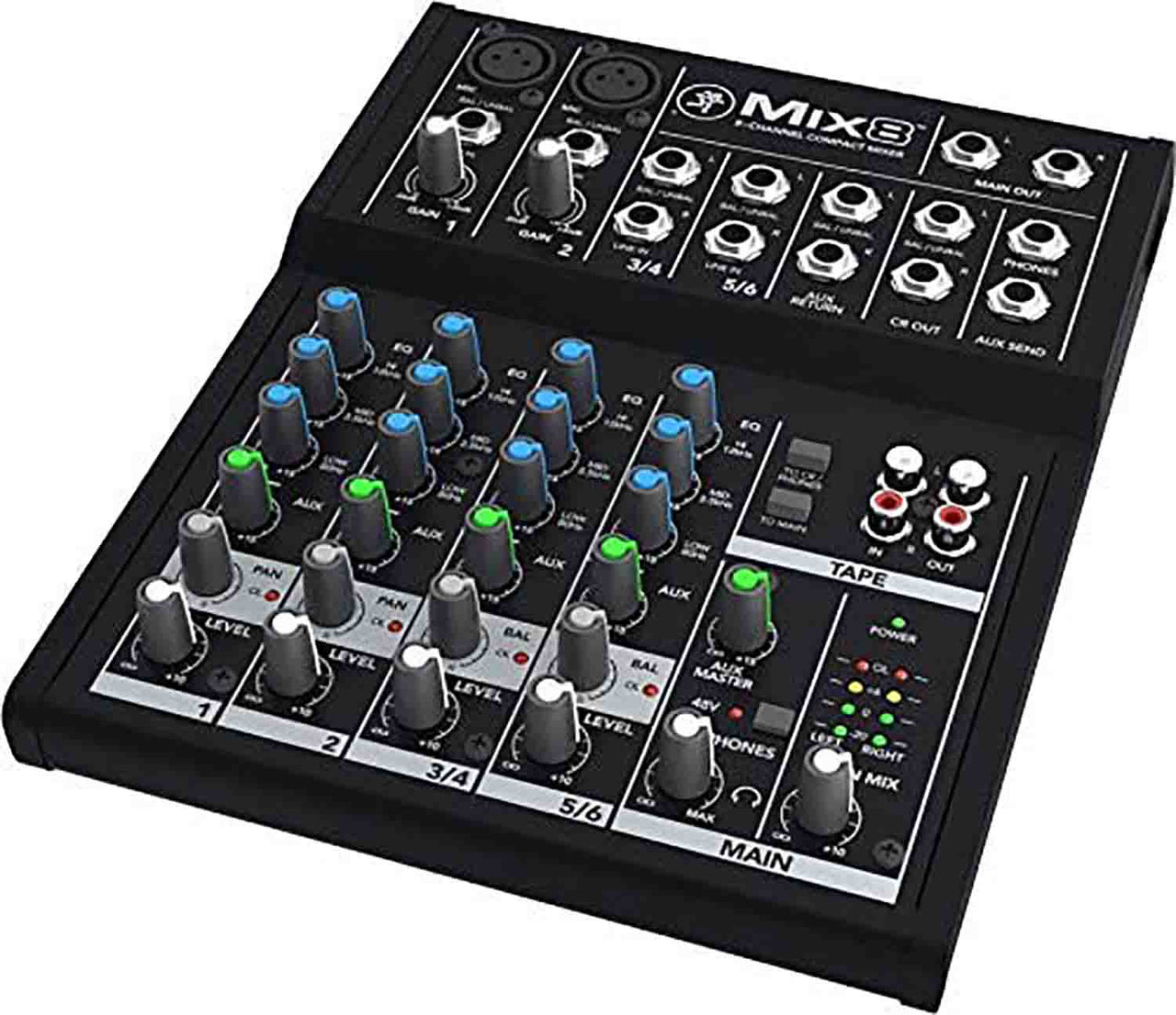 Mackie Mix8 8-Channel Mix Series Compact Mixer