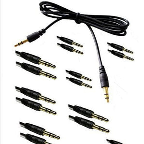 Nippon America 10 Pack 6' 3.5Mm Auxilary Cord Male Gold Car Aux Stereo Audio Cable Pc Ipod Mp3 Electronic_Cable