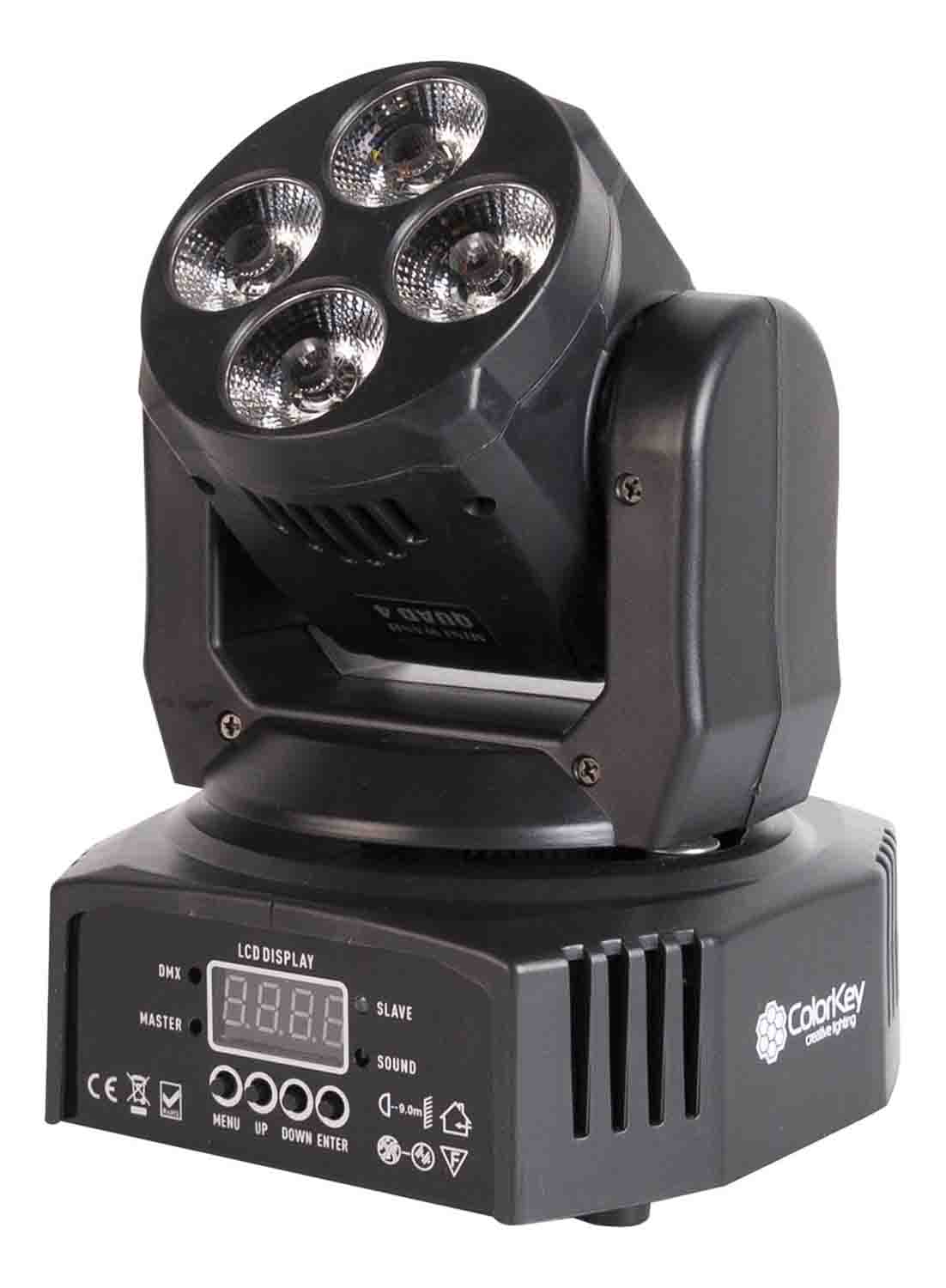 Colorkey CKU01-5033 Mover Miniwash QUAD 4 Compact Moving Head Wash Light