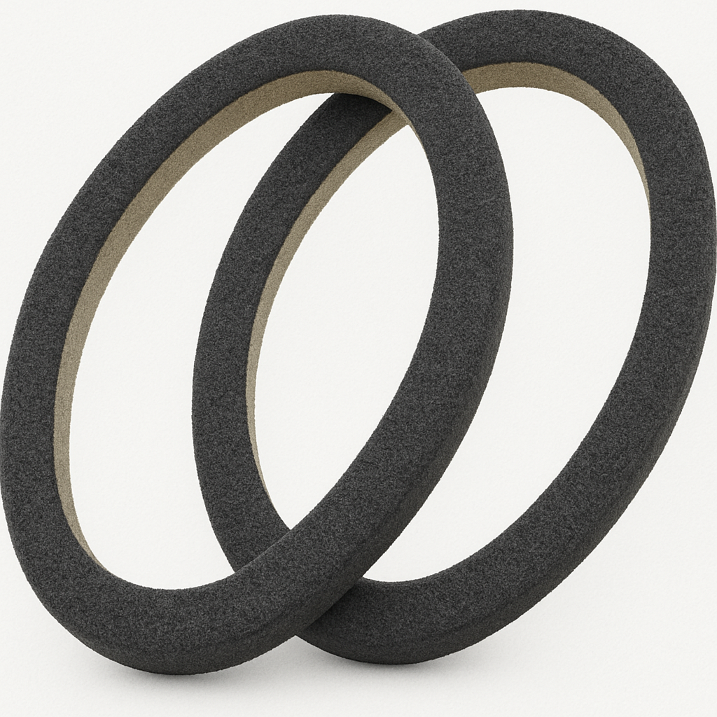 Patron PSP12G-2 12" Universal Subwoofer Ring Spacer Extender 3/4" Gray Carpet