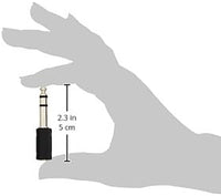 Thumbnail for Hosa GPM-103 Adaptor, 3.5 mm TRS to 1/4 in TRS