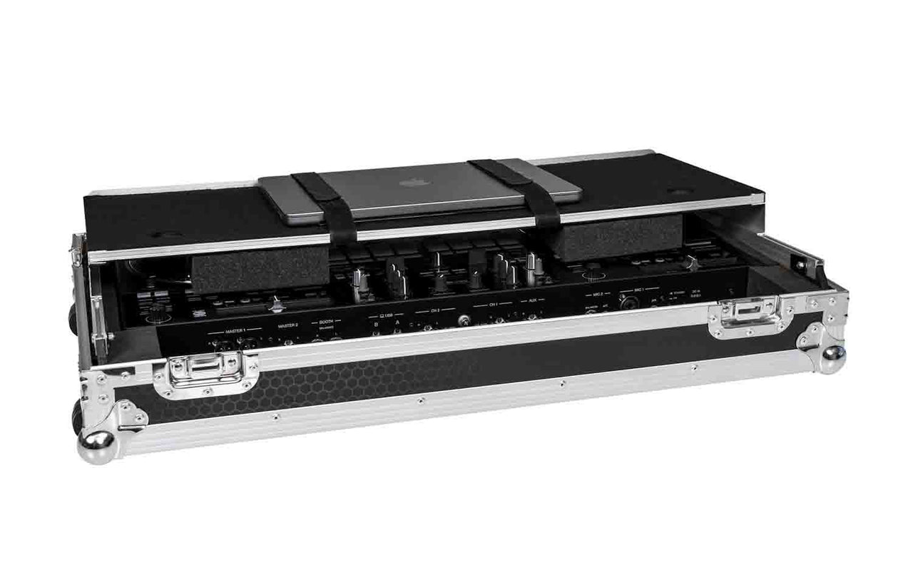 Headliner HL10008 Flight Case with Laptop Platform and Wheels for Pioneer DJ Ddj-Rev7