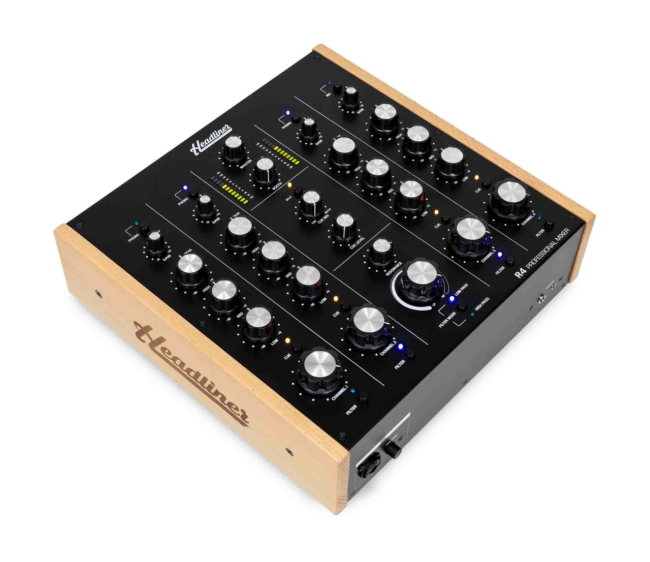 Headliner HL90120, 4 Channel Rotary DJ Mixer