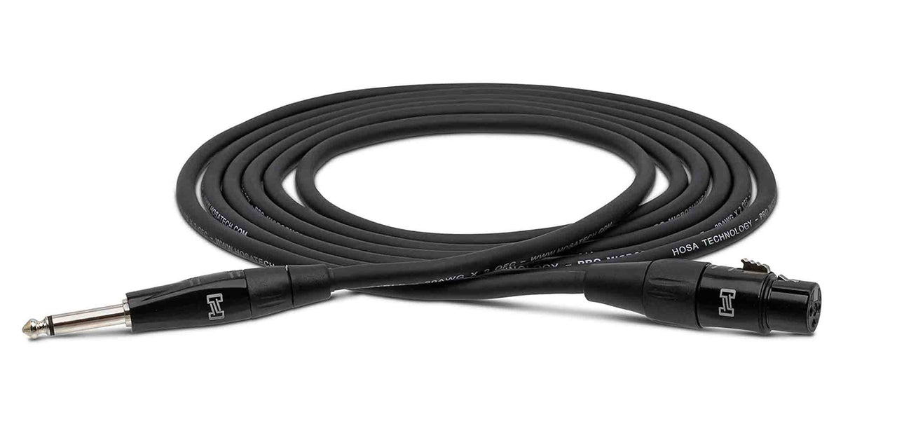 Hosa HMIC-025HZ Pro Microphone Cable, REAN XLR3F to 1/4 in TS - 25 ft