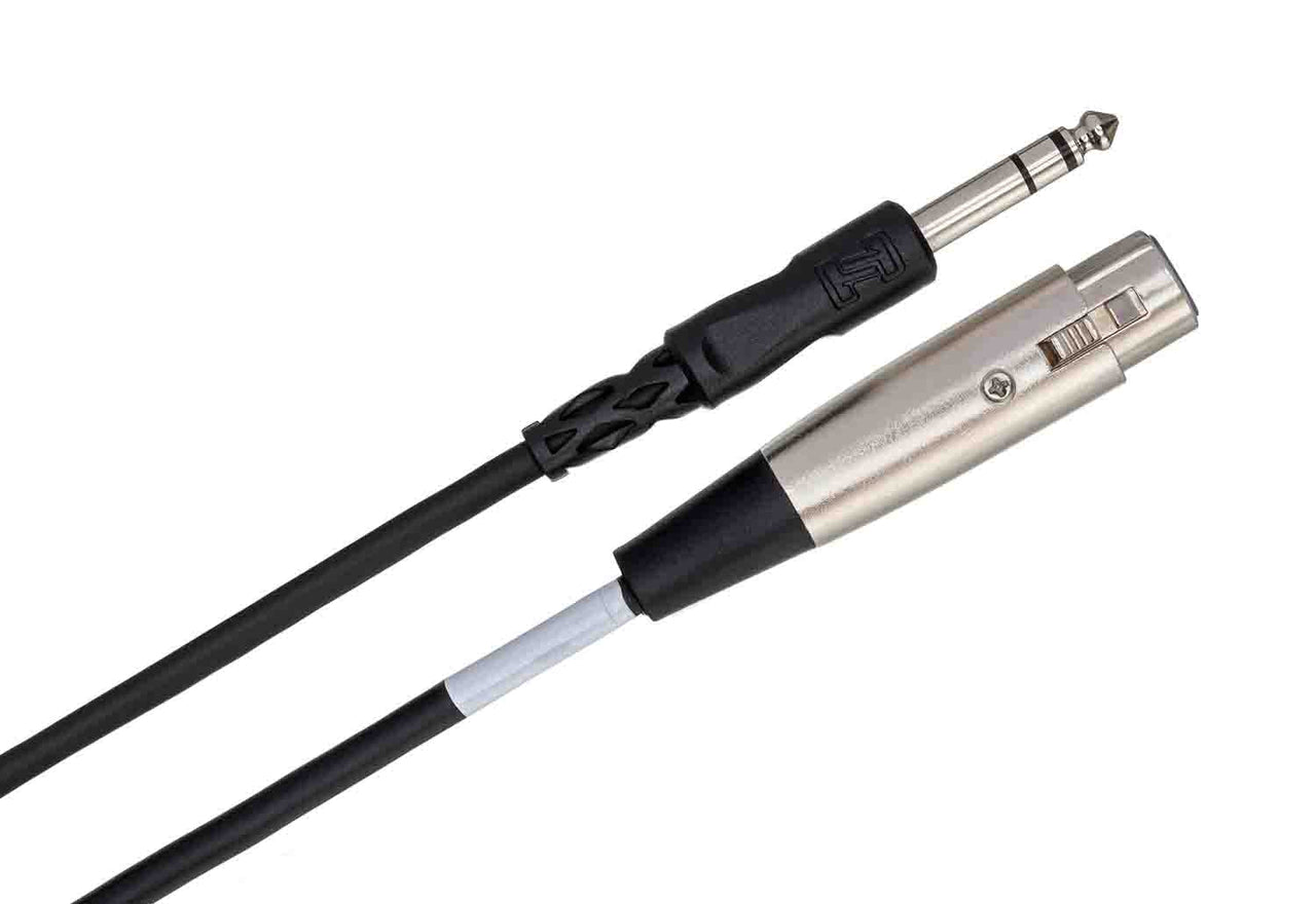 Hosa PXF-110, XLR3F to 1/4" TS Unbalanced Interconnect Cable - 10 Feet