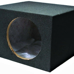 ABSOLUTE Single 12" Vented Ported 3/4" MDF Car Subwoofer Enclosure Sub Box