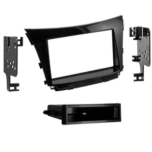 Metra 99-7380HG Single DIN and Double DIN Stereo Dash Kit - Compatible Fits for Hyundai Elantra GT (with factory navigation) 2016-2017
