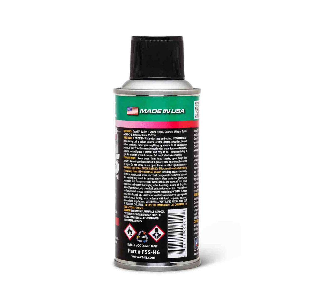 Hosa F5S-H6 CAIG DeoxIT FaderLube 5% Spray, 5 oz