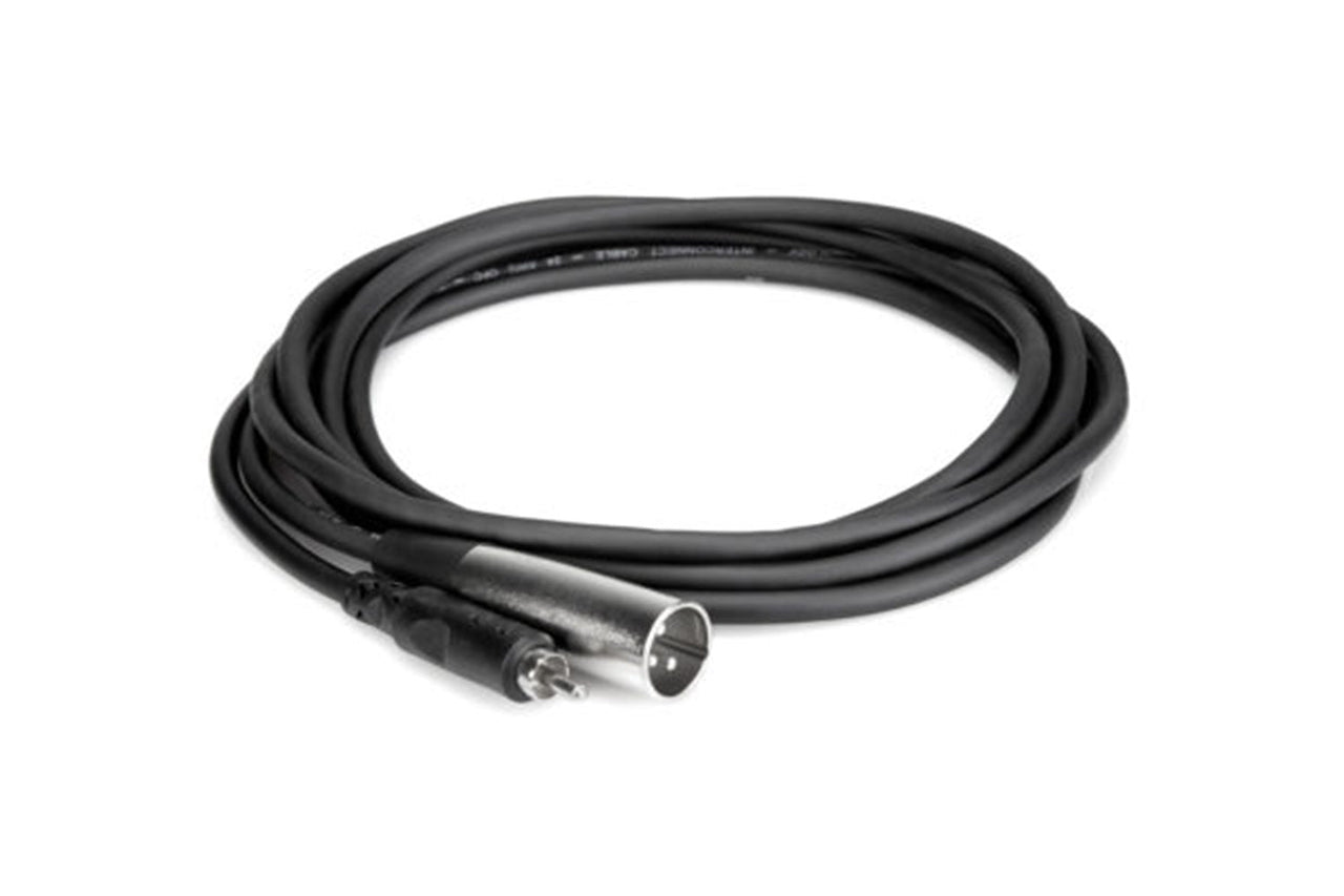 Hosa XRM-120 Unbalanced Interconnect, RCA to XLR3M, 20 ft