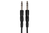 Thumbnail for Hosa CSS-103 Balanced Interconnect Cable, 1/4 in TRS to Same - 3FT