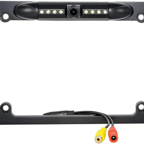 FOR PIONEER AVH-P3200DVD NIGHT VISION COLOR REAR VIEW CAMERA - BLACK METAL FRAME