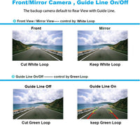 Thumbnail for For Alpine X009-GM X009GM X009 Night Vision Color Rear View Camera Metal Black Frame