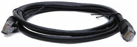 Thumbnail for 20 American Terminal EPC3BK 3' Cat6a Ethernet network patch cable RJ45 23AWG 600M solid copper wire 3' black