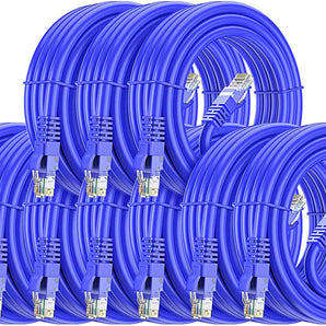 10 American Terminal EPC3BL 3' Cat6a Ethernet network patch cable RJ45 23AWG 600M solid copper wire 3'