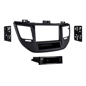 Metra 99-7369B Single-DIN Car Stereo Dash Kit - Compatible Fits for Hyundai Tucson 2016-2018