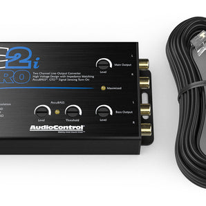 AudioControl LC2i PRO 2-channel line output converter with AccuBASS