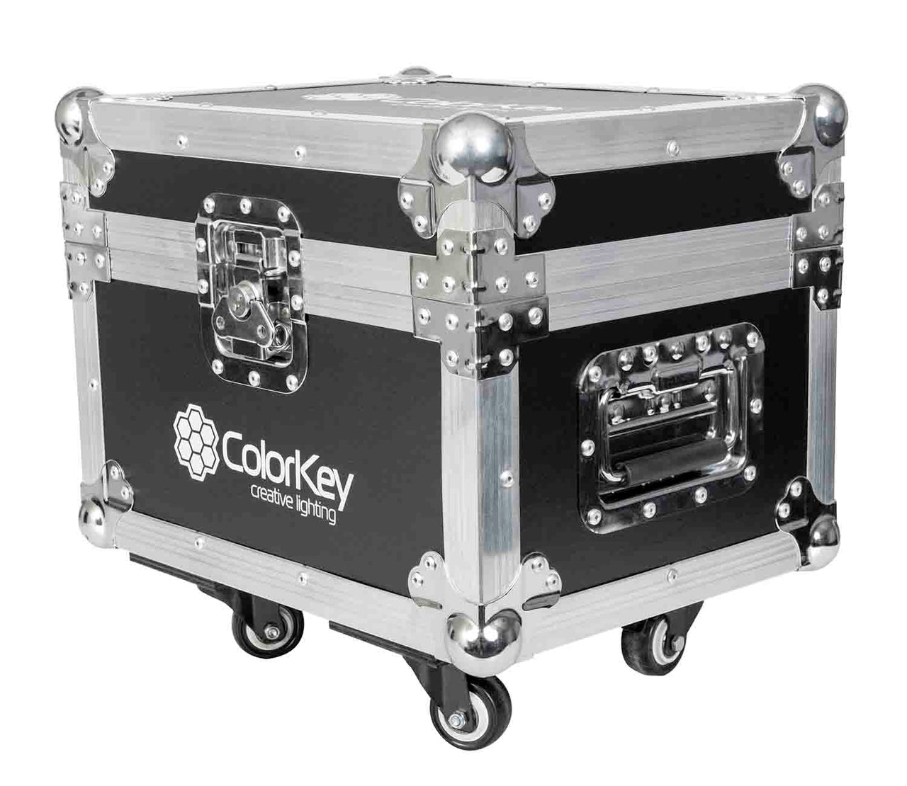 Colorkey CKU-7703-KIT Cold Spark Machine Bundle 2 Dazzlers with Road Case - White