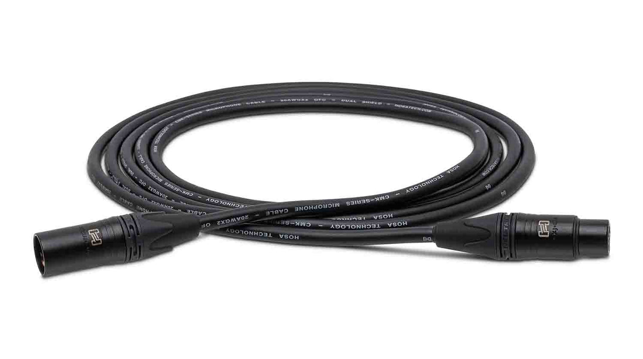 Hosa CMK-015AU, Neutrik XLR3F to XLR3M Edge Microphone Cable - 15 Feet