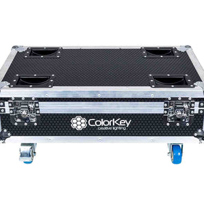 Colorkey CKU-9028 Charging Road Case for Mobilepar Mini Hex 4 Uplights