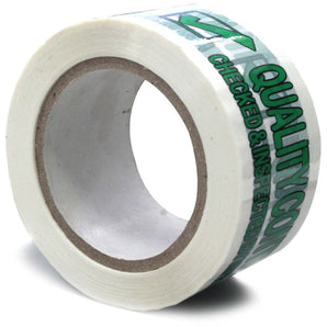 3MIL Printed QUALITY CONTROL CARTON Sealing Packing Box Tape 2.5" X 110 Yard