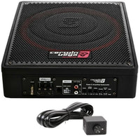 Thumbnail for Cerwin Vega VPAS12-12 Shallow Mount Sealed Powered 600W Subwoofer Enclosure Bundle