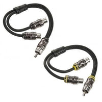 Thumbnail for Cerwin Vega RSY2F STROKER Series 1 Male To 2 Female RCA Y Splitter Pair