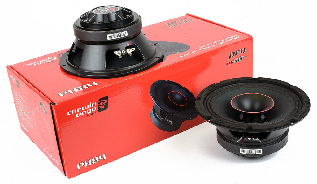 Cerwin Vega PH84 PRO Series 8" 2-Way Full-Range Coax Horn Speakers