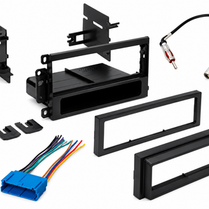 GMK420 GWH346 GM6 Car Radio Stereo CD Player Dash Install Mounting Trim Bezel Panel Kit + Harness
