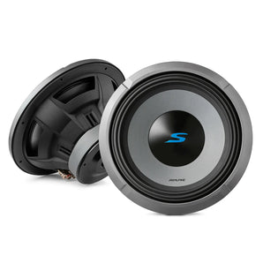 2 Alpine S2-W12D2 1800W 12" Type-S Series Dual 2 ohm Car Subwoofer