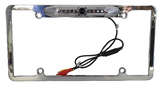 Cerwin Vega CLF1C Chrome HD License Plate Frame with Backup Camera for better visibility.
