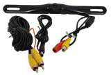 Cerwin Vega CLP1 Black HD Slim License Plate Backup Camera on a white background