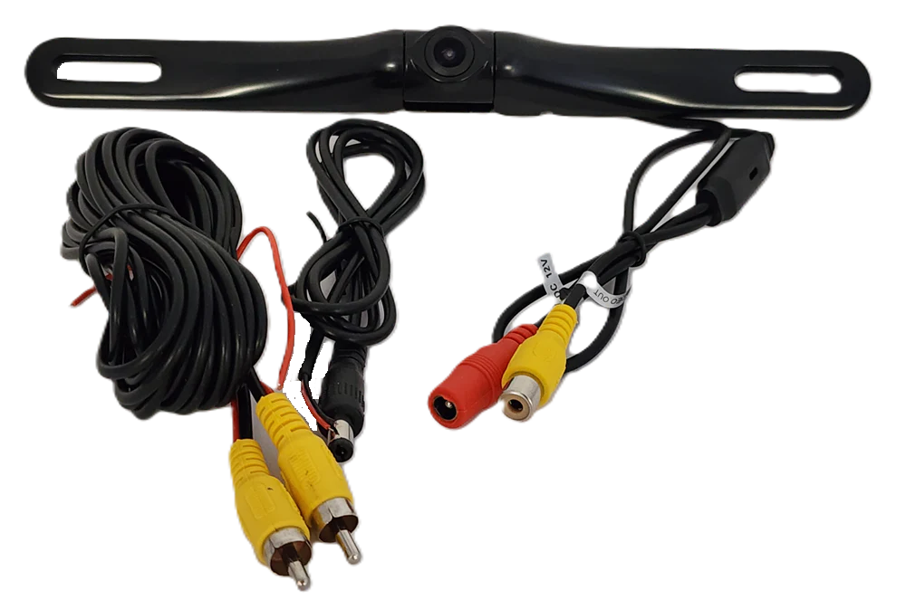Cerwin Vega CLP1 Black HD Slim License Plate Backup Camera