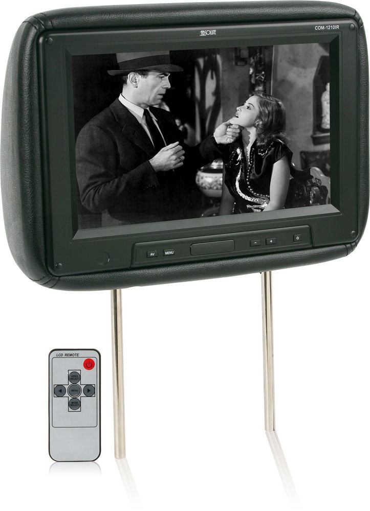Absolute COM1210IRB 12" Universal Headrest TFT/LCD Monitor W/IR Transmitter