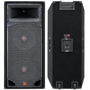 2 MR DJ COMSD15 Dual 15" Professional Passive PA Speaker 5000W