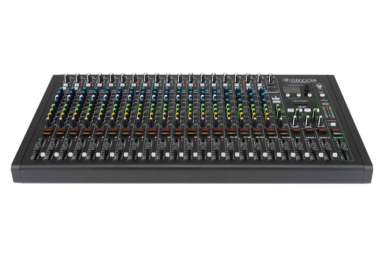 Mackie Onyx24, 24-Channel Premium Analog Mixer with Multi-Track USB