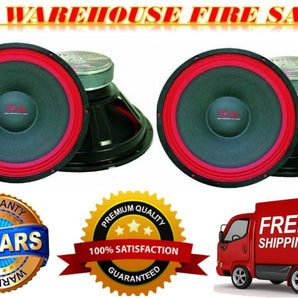 2 MR DJ 500W 12" Raw replacement DJ PA Speaker Subwoofer 8Ohm Woofer 40oz Magnet