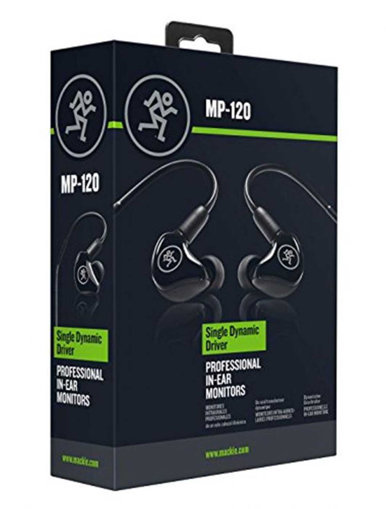 Mackie MP-120, Single Dynamic Driver Professional In-Ear Monitors