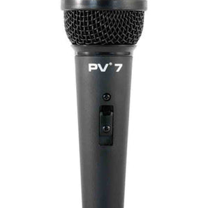 Peavey PV 7 MICROPHONE W/ XLR CBL And 5 Meter Xlr To Xlr Mic Cable 3013490