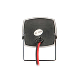  Install Bay IBSIRENM6 Mini PIEZO Siren 6 Tone in black with a sleek design, perfect for alarms and notifications.