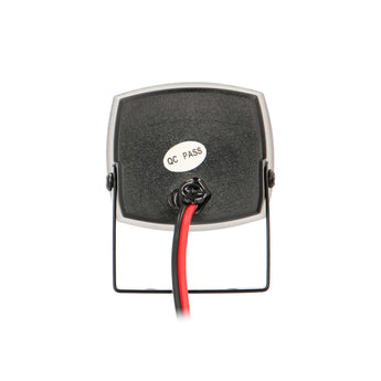  Install Bay IBSIRENM6 Mini PIEZO Siren 6 Tone in black with a sleek design, perfect for alarms and notifications.