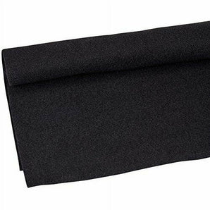INSTALBAY C10BK 10-Feet Long/4-Feet Wide Black Carpet for Speaker Sub Box Carpet