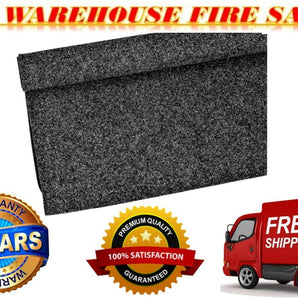 MK Audio 20'L X 4'W Dark Gray Car, PA DJ Speaker Box Upholstery Liner Carpet