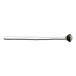 Heise Trailer HE-TR7503 Round White Marker/Clearance Light - .75 Inch, 3 LED