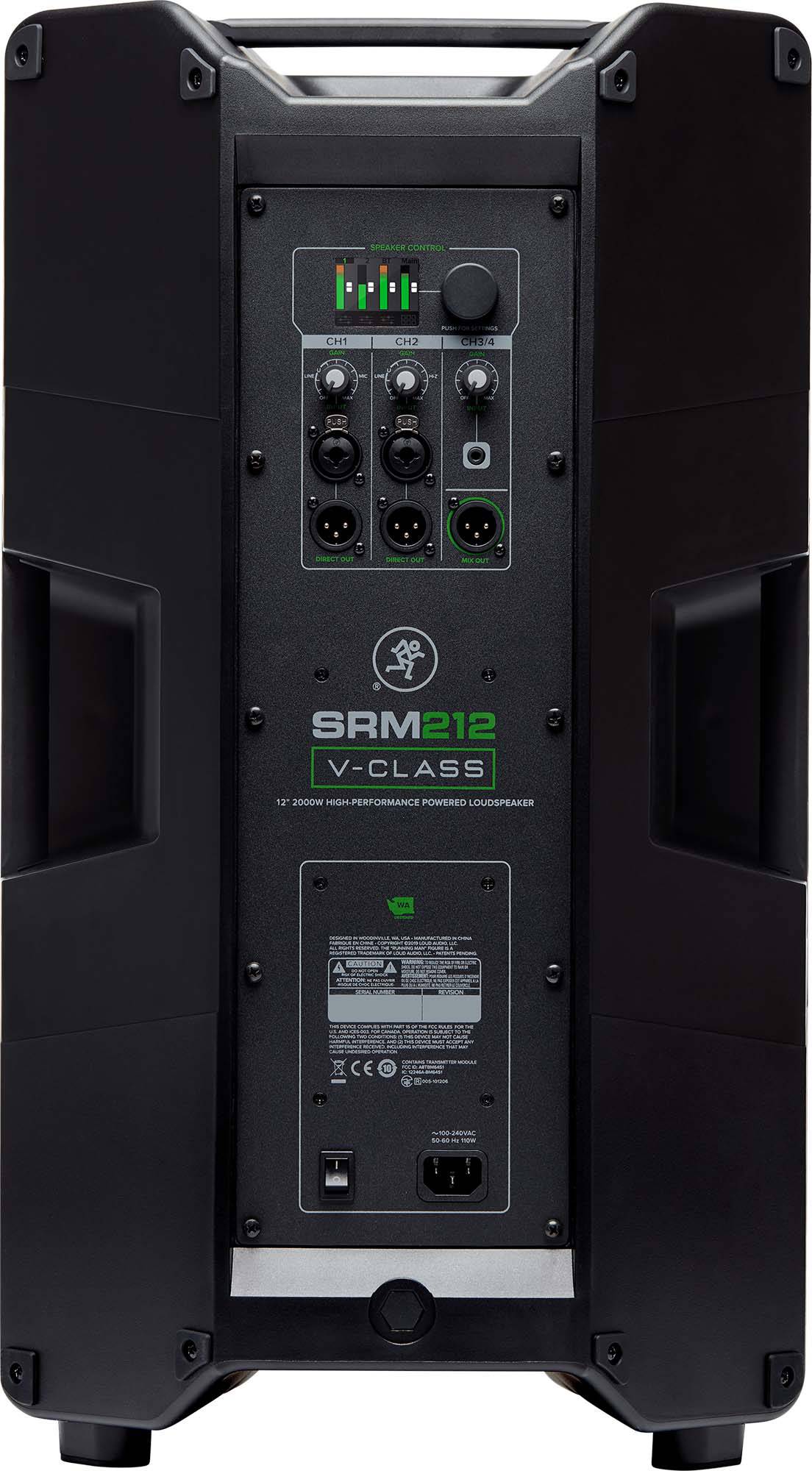 Mackie SRM212 V-Class 12" 2000W High-Performance Powered Loudspeaker